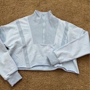 J80 Revive Quarter Zip Light Blue Sweatshirt